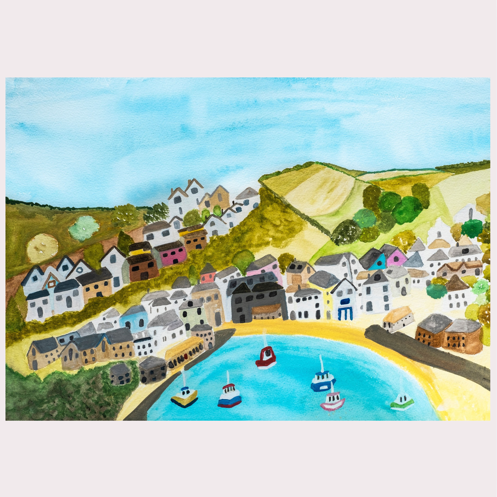 Port Isaac Art Print