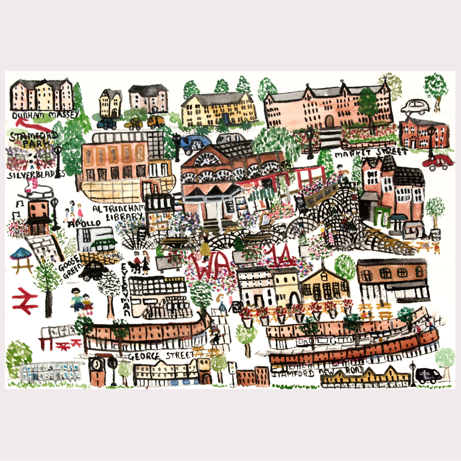 Altrincham Art Print