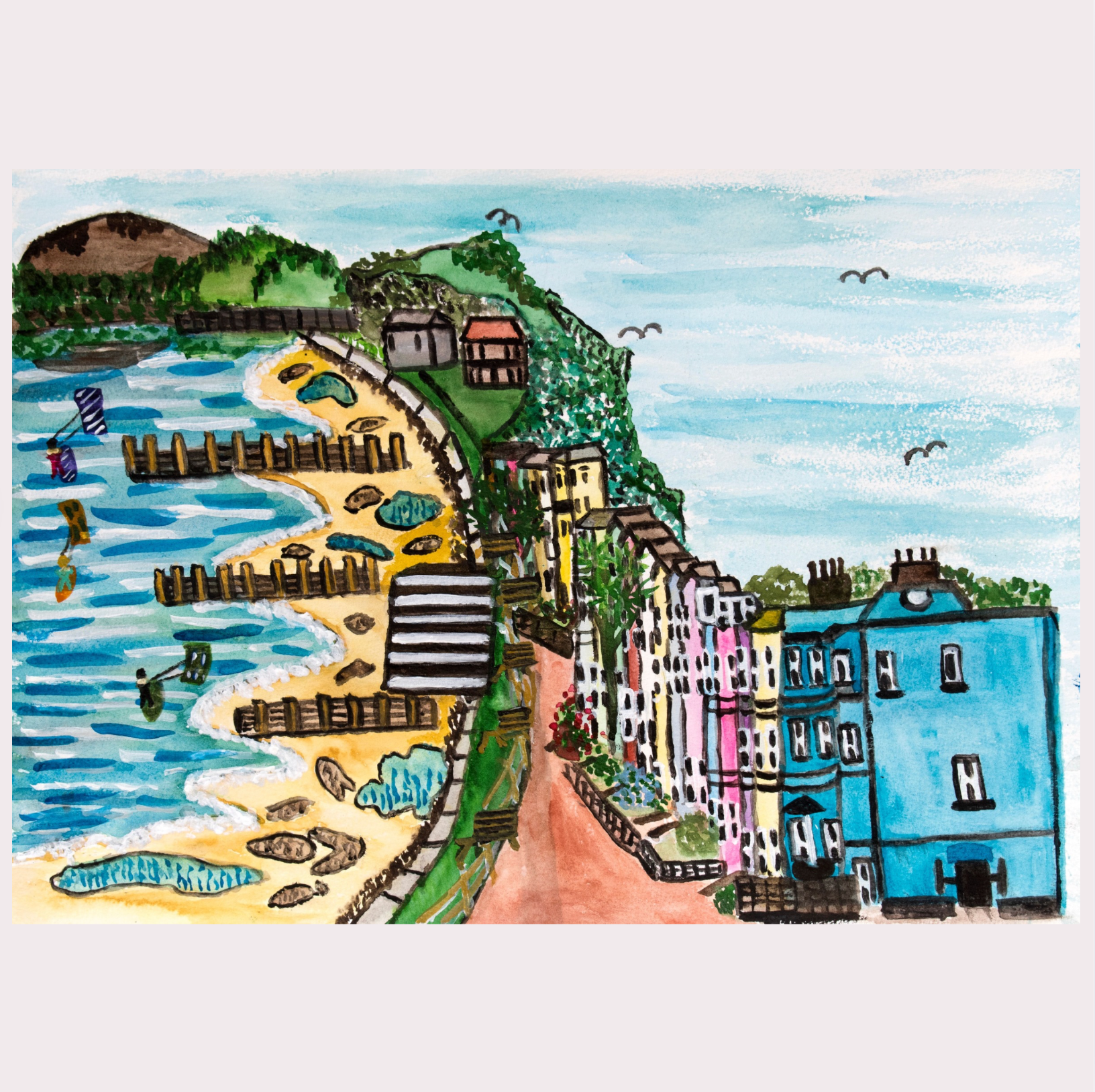 Ballyholme Bay Art Print