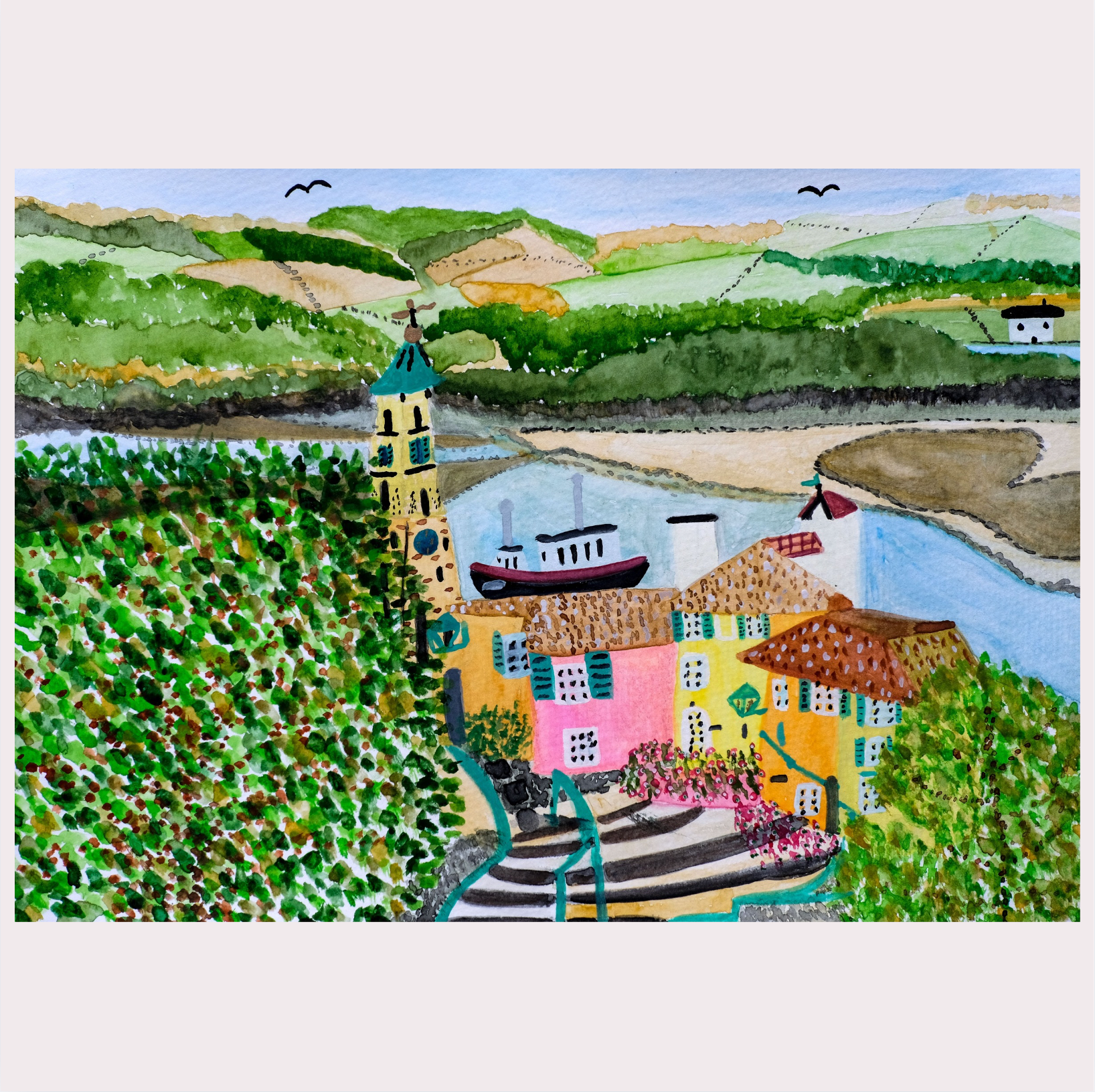 Portmeirion Art Print