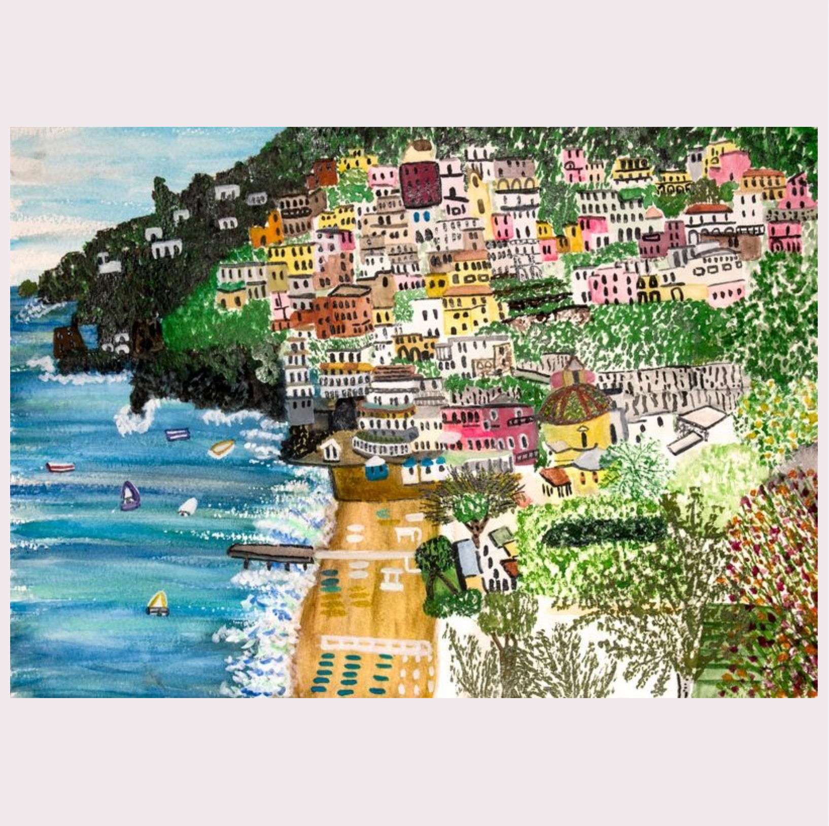 Positano Art Print