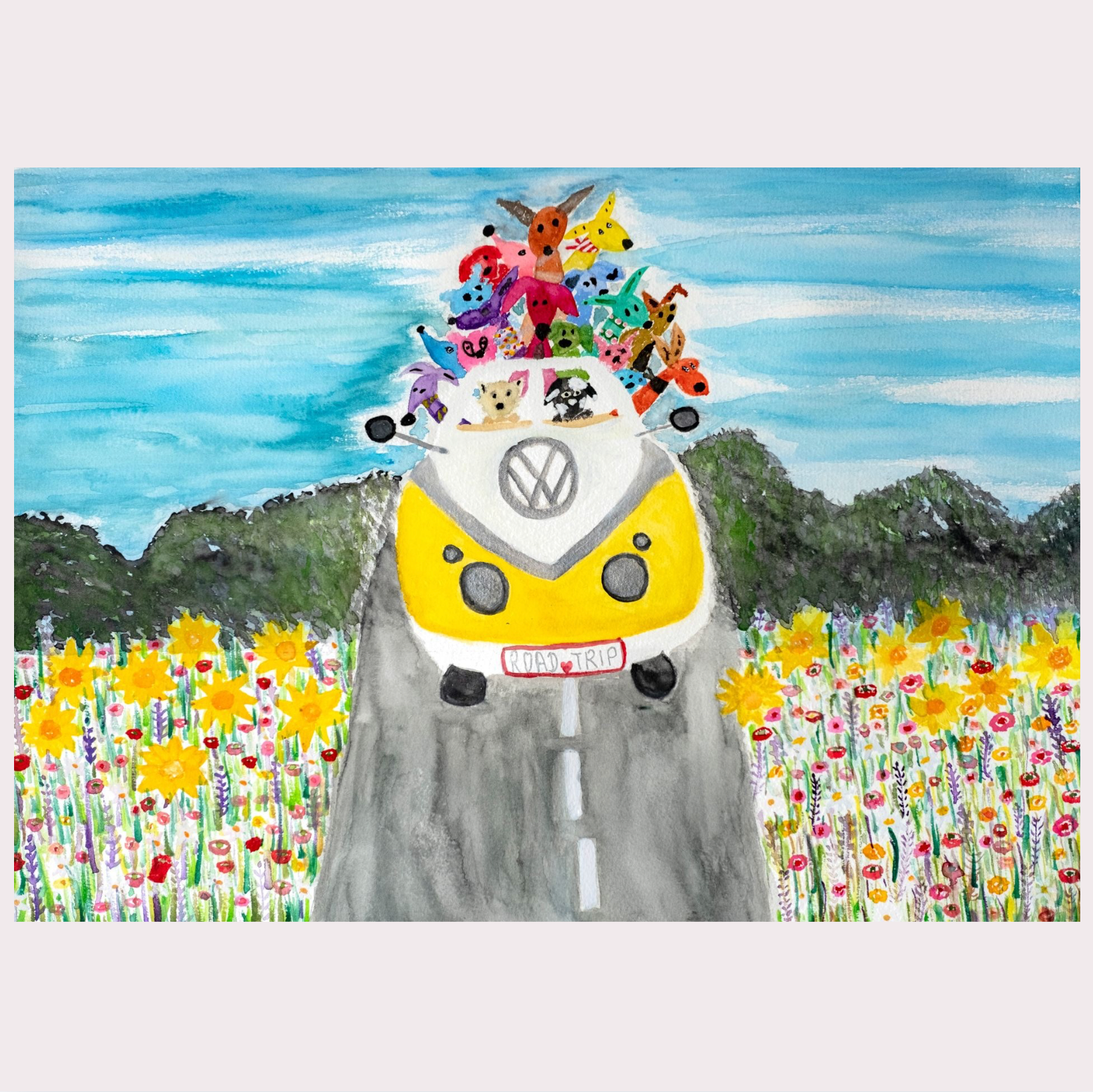 Road Trip Art Print