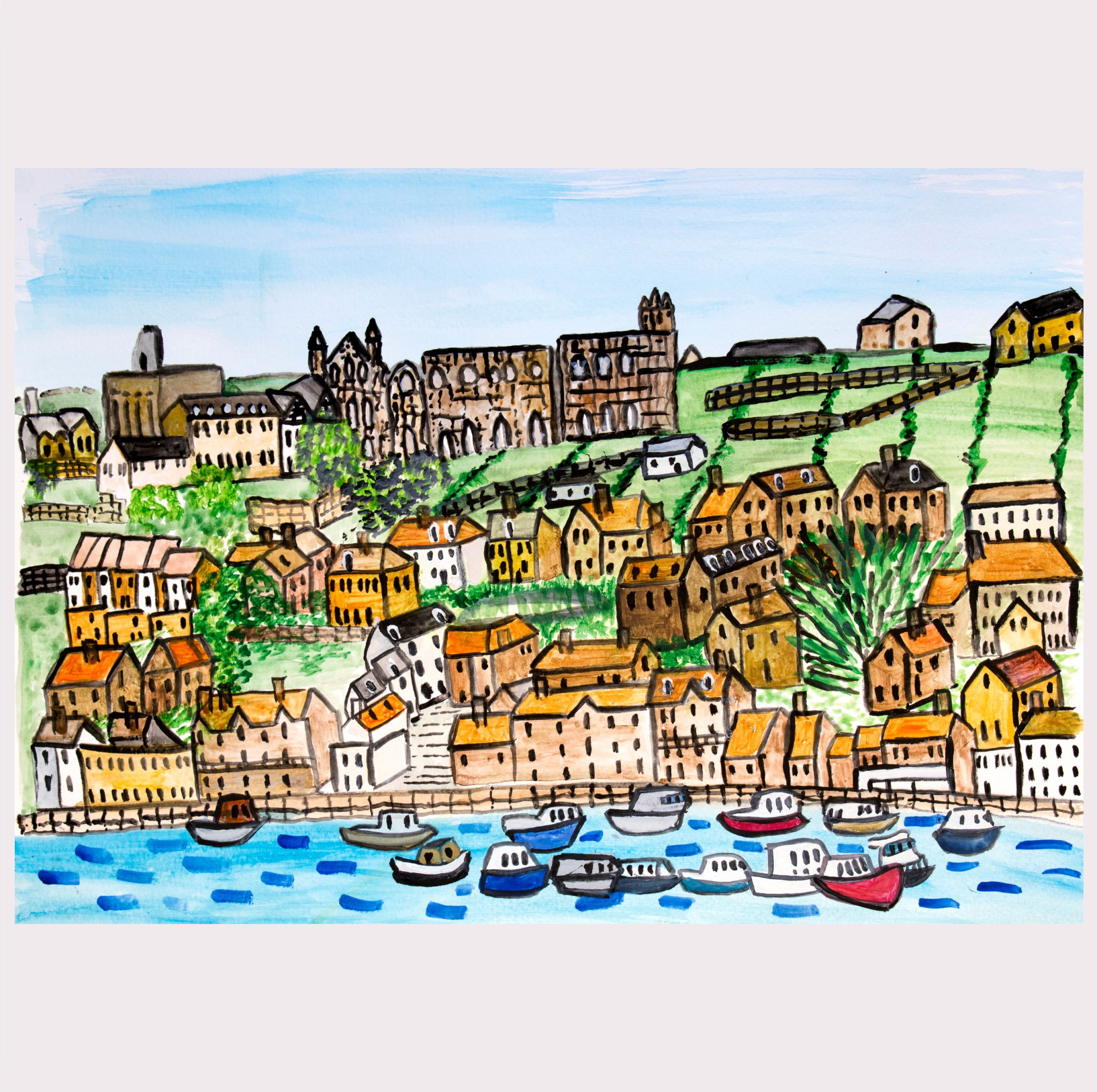 Whitby Art Print